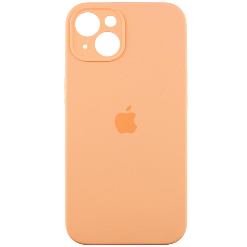 Противоударный чехол Silicone Case Full Camera Protective AA для Apple iPhone 14 6.1" Оранжевый/Cantaloupe/PVH