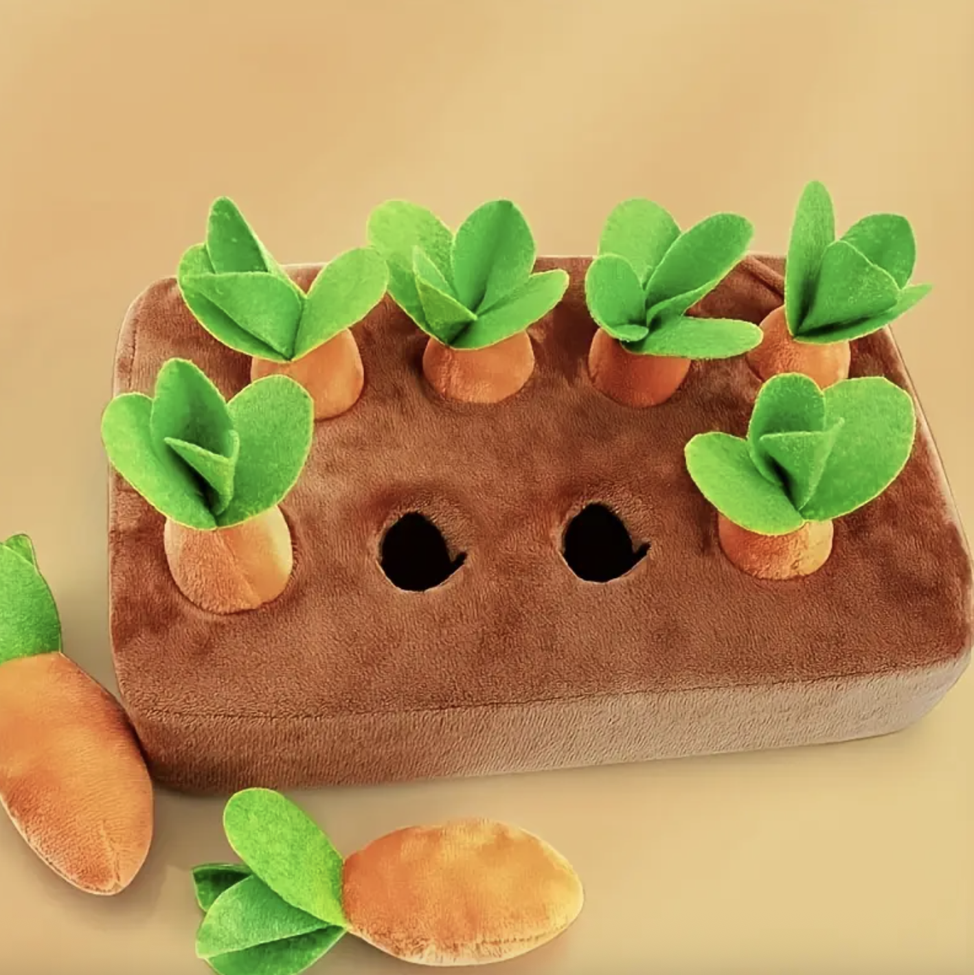 Іграшка для котів та собак у формі морквини з 8 отворами - фото 4 Іграшка для котів та собак у формі морквини з 8 отворами - фото 4