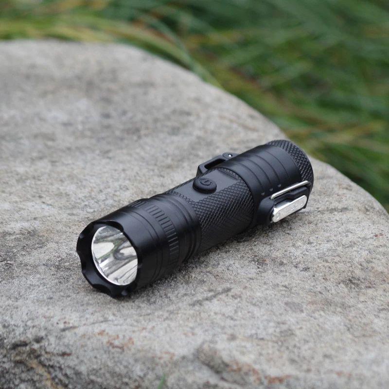 Запальничка металева водонепроникна USB з ліхтариком/з вбудованим акумулятором/електроімпульсна 2 дуги Чорний - фото 6