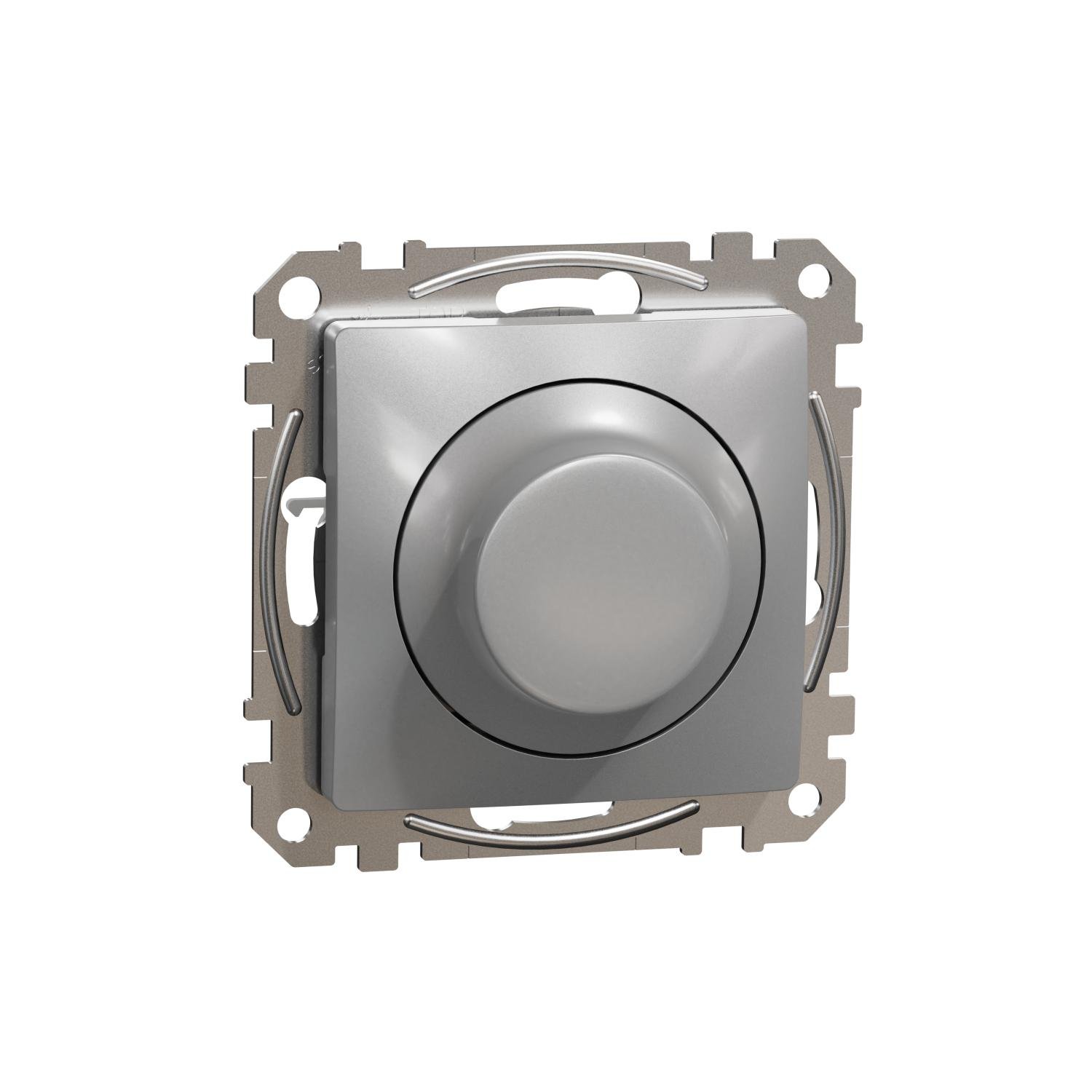 Светорегулятор поворотный Schneider Electric Sedna Design 200 Вт Алюминий (SDD113502) Светорегулятор поворотный Schneider Electric Sedna Design 200 Вт Алюминий (SDD113502)