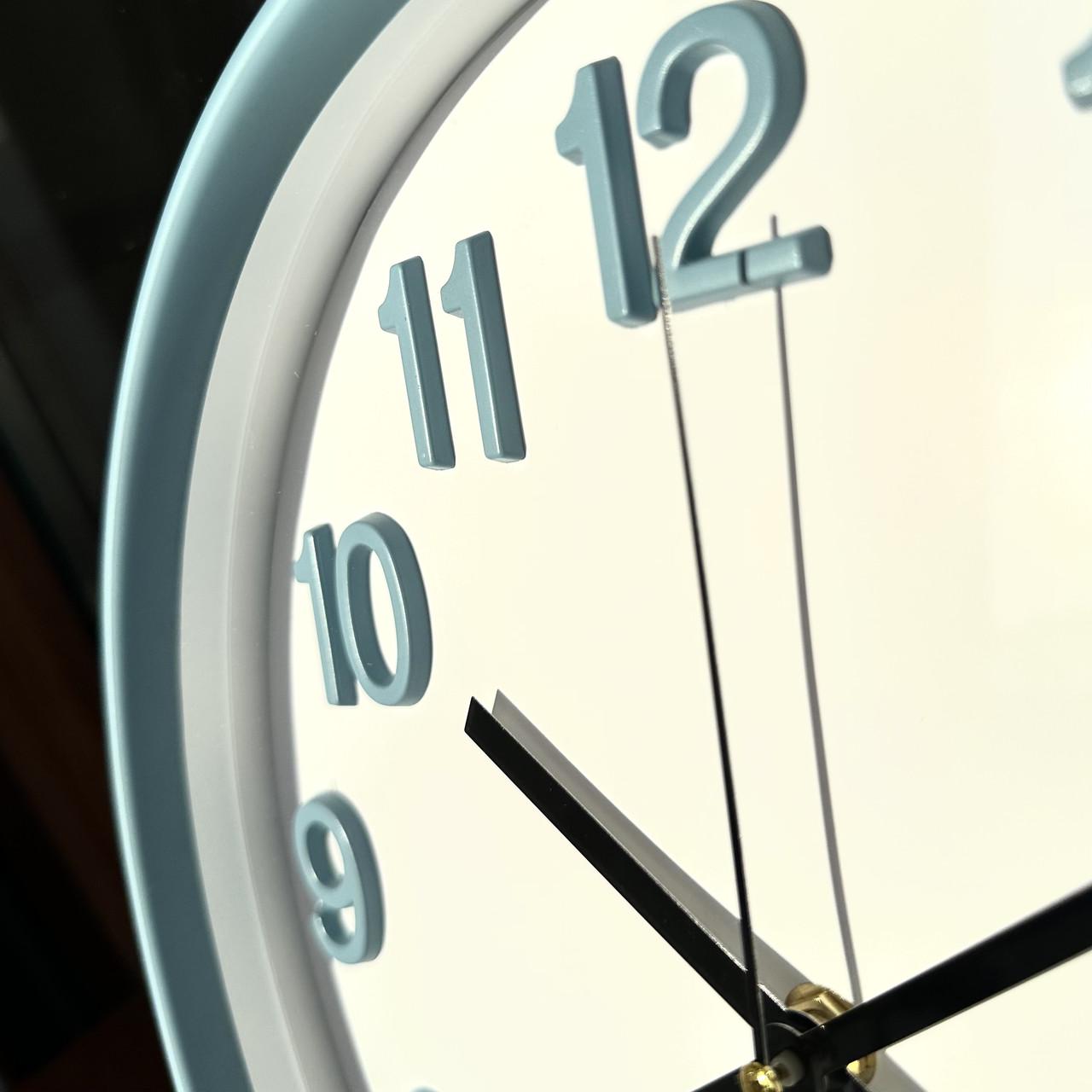 Годинник настінний безшумний Quartz OH-252-Sky 30 см Блакитний (2764179390) - фото 10 Годинник настінний безшумний Quartz OH-252-Sky 30 см Блакитний (2764179390) - фото 10