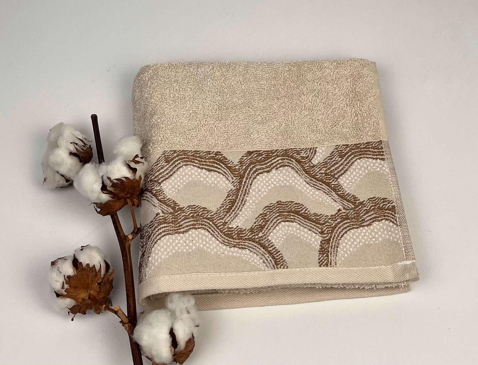 Полотенце Altinbasak Pera Koen 50x90 см Бежевый (CN28141)