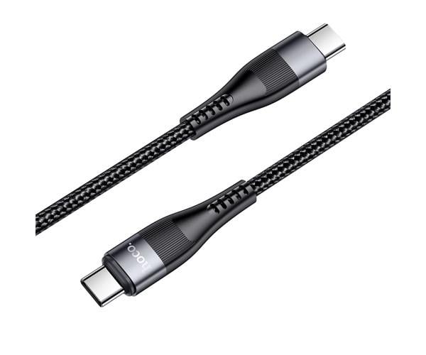 Кабель-Data Hoco U99 Vortex Magnetic Cable Type-C 5A 100 W 2 м Black Кабель-Data Hoco U99 Vortex Magnetic Cable Type-C 5A 100 W 2 м Black