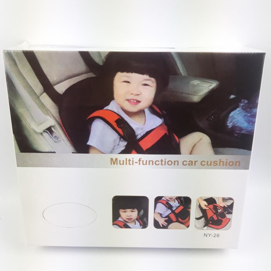 Бескаркасное детское автокресло Красный (4123239) - фото 4