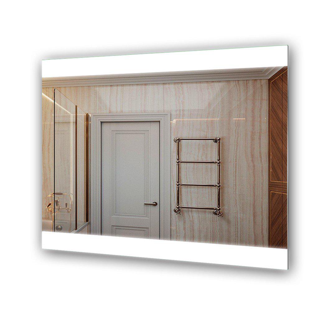 Дзеркало настінне Екватор з LED підсвічуванням зверху та знизу DR-27 800х600х30