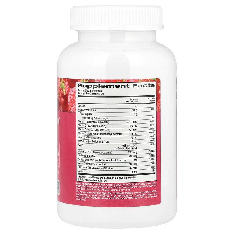 Мультивітамінний комплекс для жінок California Gold Nutrition 90 жувальних мармеладок - фото 2