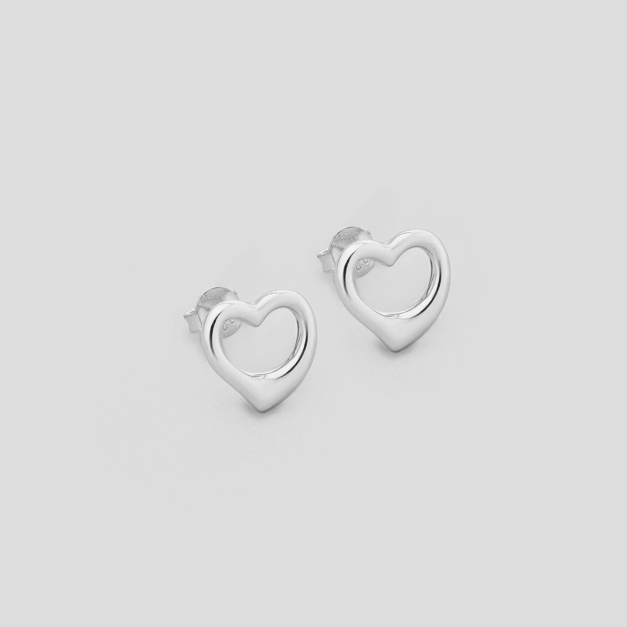 Серебряные серьги Minimal Вечный роман (17630)