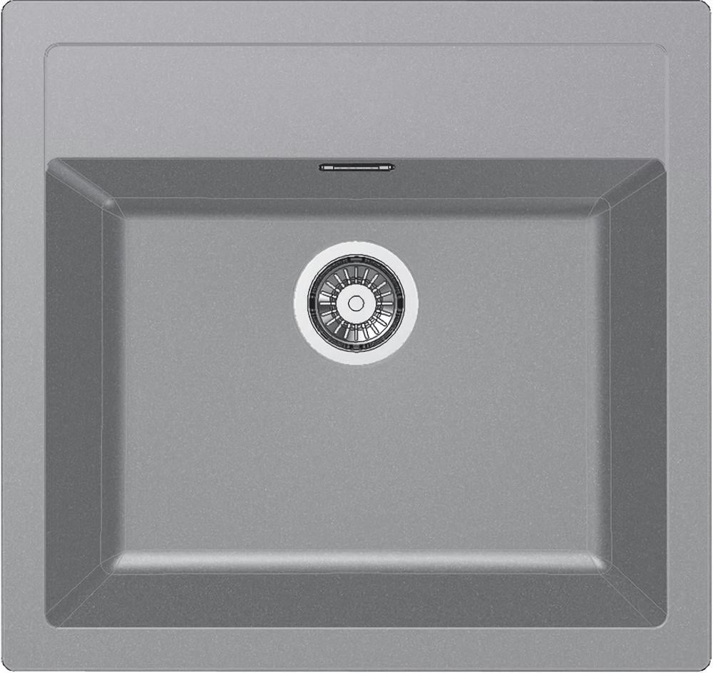Мойка кухонная Franke тектонайт 143.0691.531 560x530 мм прямоугольная Серый (224358)