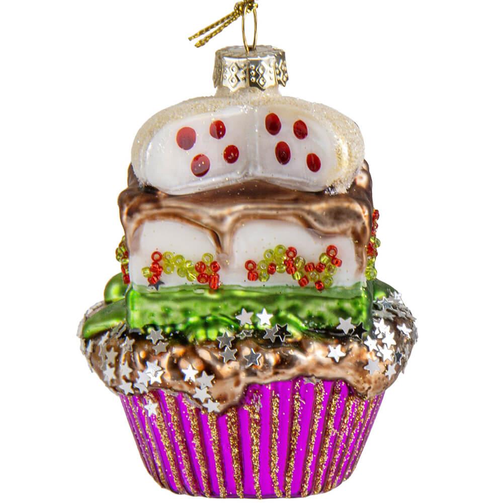 Елочная игрушка Пирожное 9,8 см 3 шт. (6017-120)