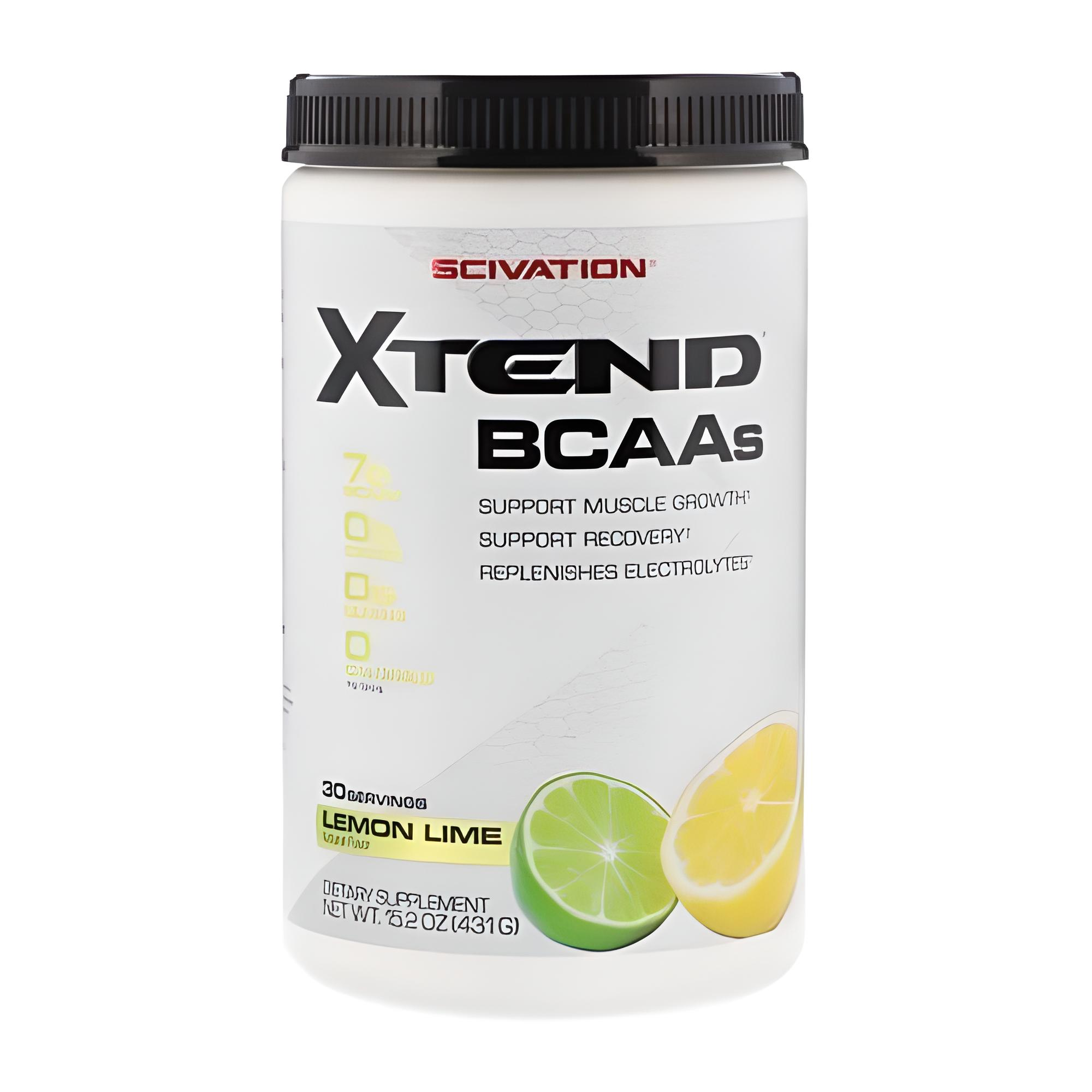 Аминокислота BCAA для спорта Scivation Xtend BCAAs 431 г 30 порций Lemon Lime