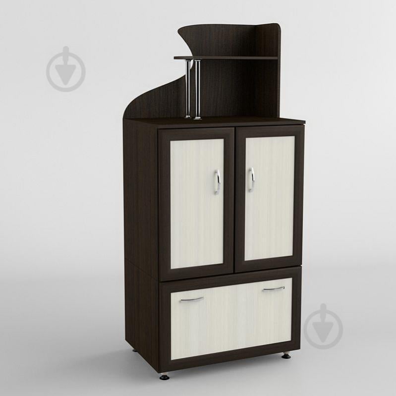 Комод с надстройкой Тиса Мебель К-181р Венге/Дуб молочный Комод с надстройкой Тиса Мебель К-181р Венге/Дуб молочный