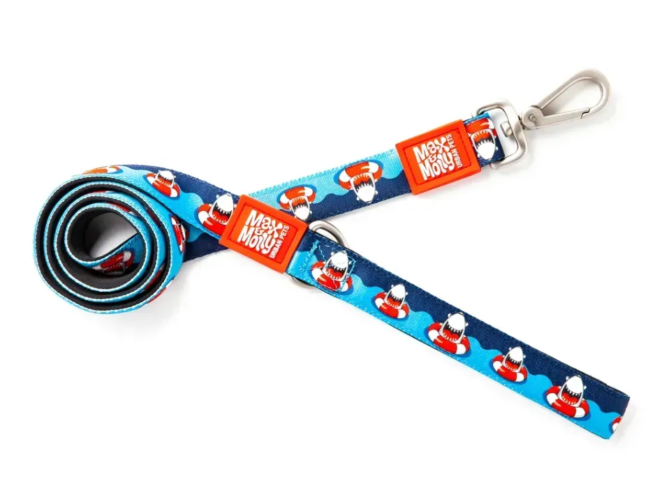 Поводок короткий для собак Max & Molly Short Leash Frenzy the Shark XS (191005) Поводок короткий для собак Max & Molly Short Leash Frenzy the Shark XS (191005)