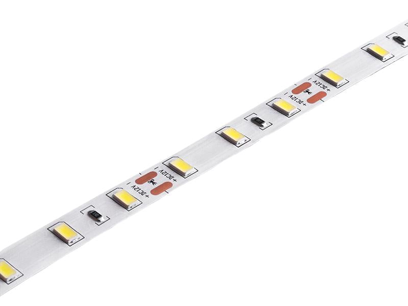 Світлодіодна стрічка 1 м SMD5630 60 LED 12В 14.4Вт/м IP20 6500K холодний білий (35504534) (1049) - фото 3