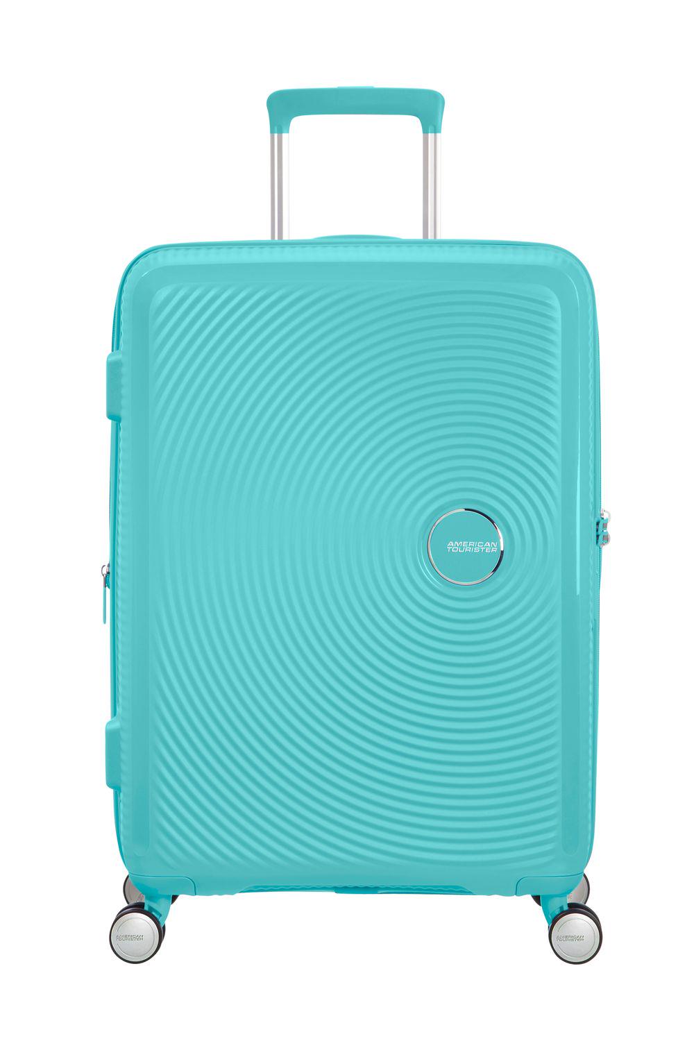 Валіза з розширенням American Tourister Soundbox 67x46,5x29/32 см Бірюзова (32G-21002)