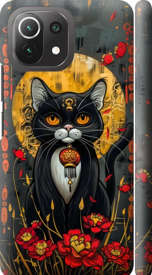 Чехол на Xiaomi Mi 11 Lite China Cat (6134m-2281-42517) Чехол на Xiaomi Mi 11 Lite China Cat (6134m-2281-42517)