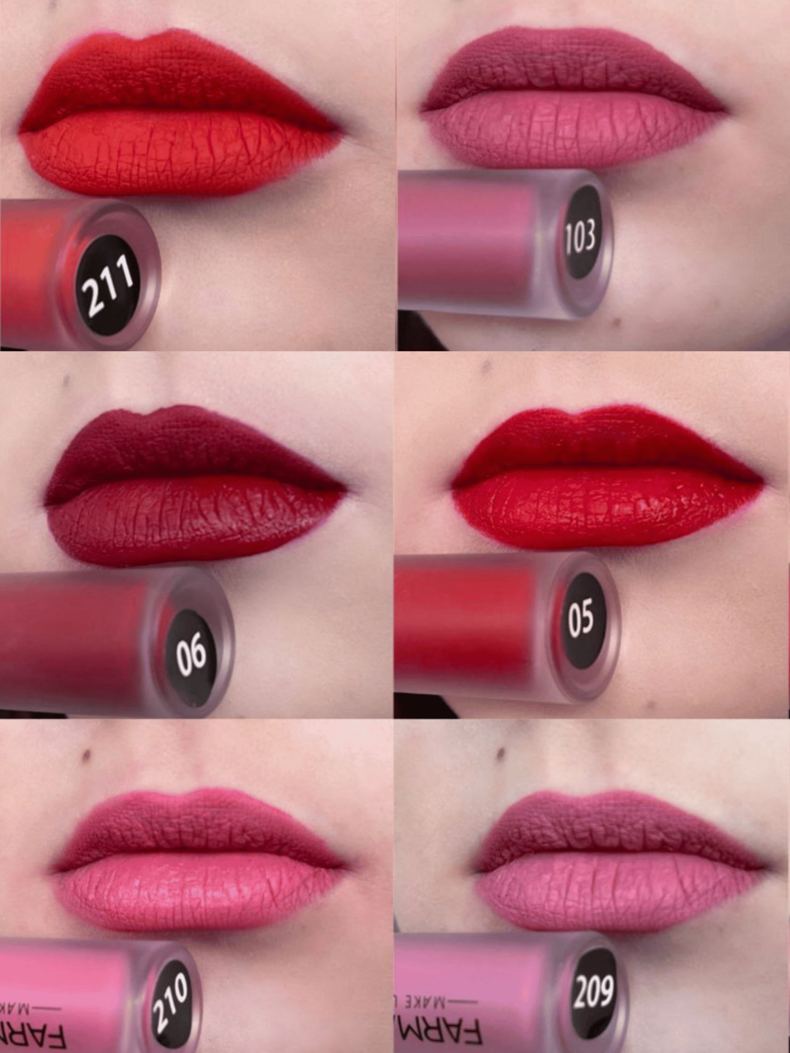 Помада рідка матова Farmasi 212 Червоне полум'я 4 мл (77627855) - фото 4