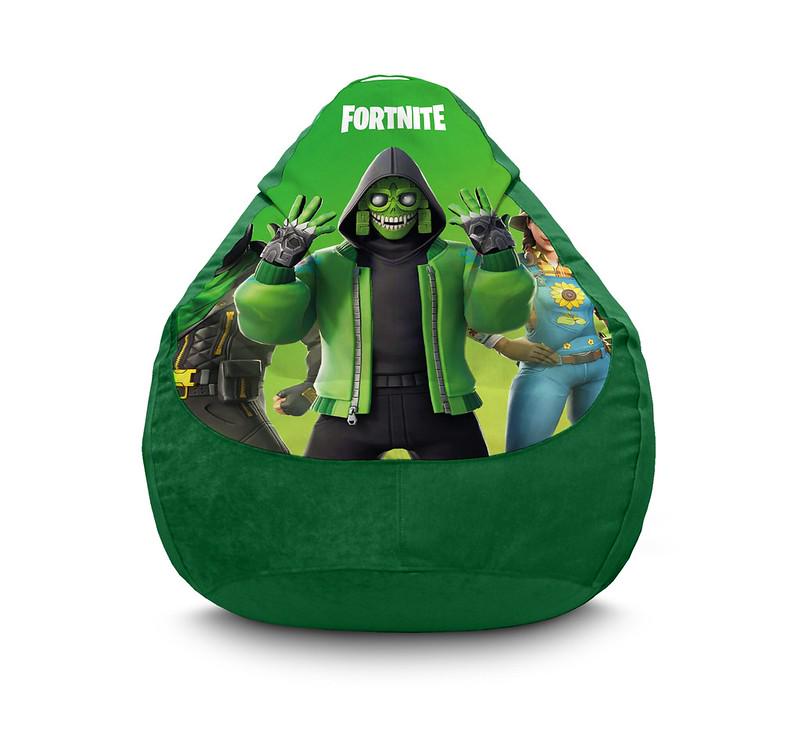 Кресло мешок iPuff Fortnite Mezmer Флок XXL 90х125 см Зеленый