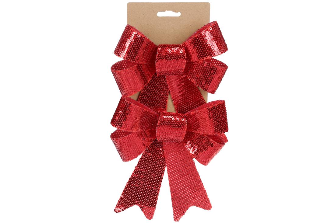 Новогодний подвеска BonaDi Бант 2 шт. (821-113)