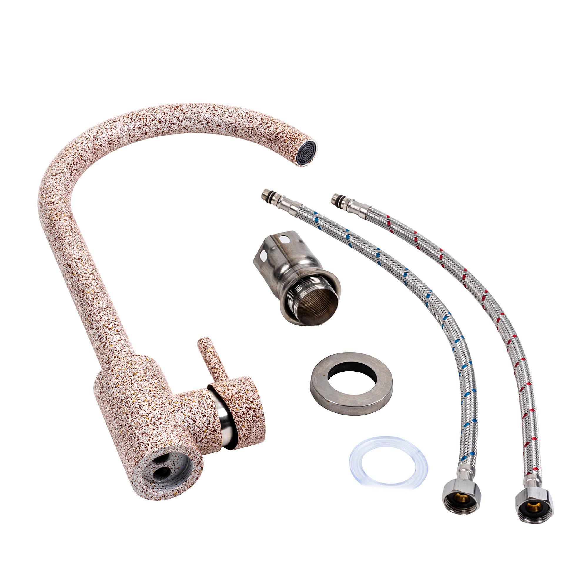 Смеситель кухонный Platinum 56 B NESP Карамель (3008 А) - фото 2