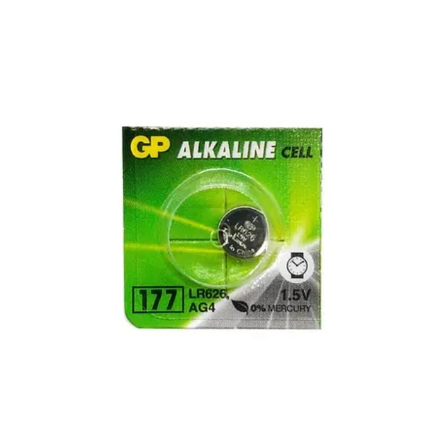 Батарейка GP Alkaline 177 AG4/LR626/SR66 1 шт. (3706)