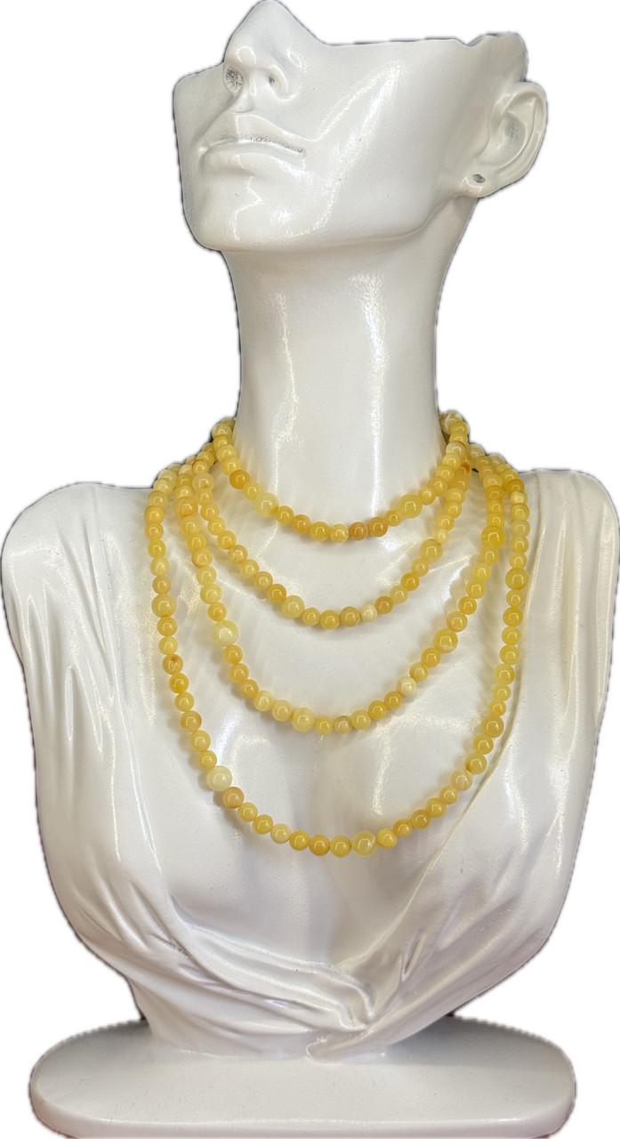 Ожерелье янтарное 120 см р. 100