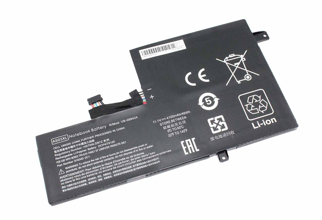 Аккумулятор для ноутбука HP AS03XL Chromebook 11 G5 11.1V Black 4100mAh OEM