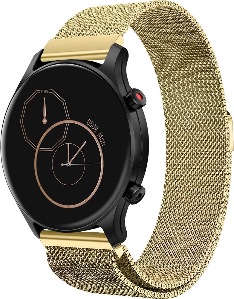 Ремешок Миланская Петля Milano для Haylou LS04 RS3 Gold (26173)