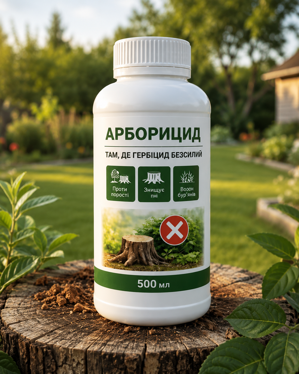 Гербіцид професійний Bio-Therm Арборицид для видалення дерев/кущів та чагарників 500 мл (2495)