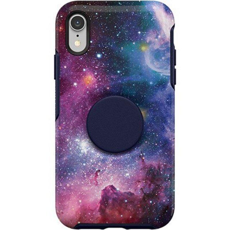 Чехол противоударный с подставкой OtterBox Symmetry Pop Series для Iphone XR Blue Nebula