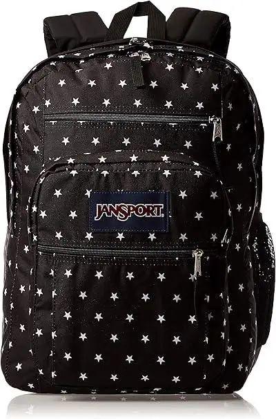 Рюкзак міський Jansport Backpack Big Student Stars 34 л Чорний (JS0A47JK67B)
