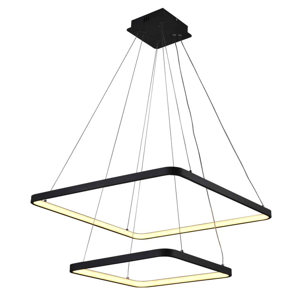 Люстра підвісна світлодіодна Light House SRS-19621 BK 90W Чорний