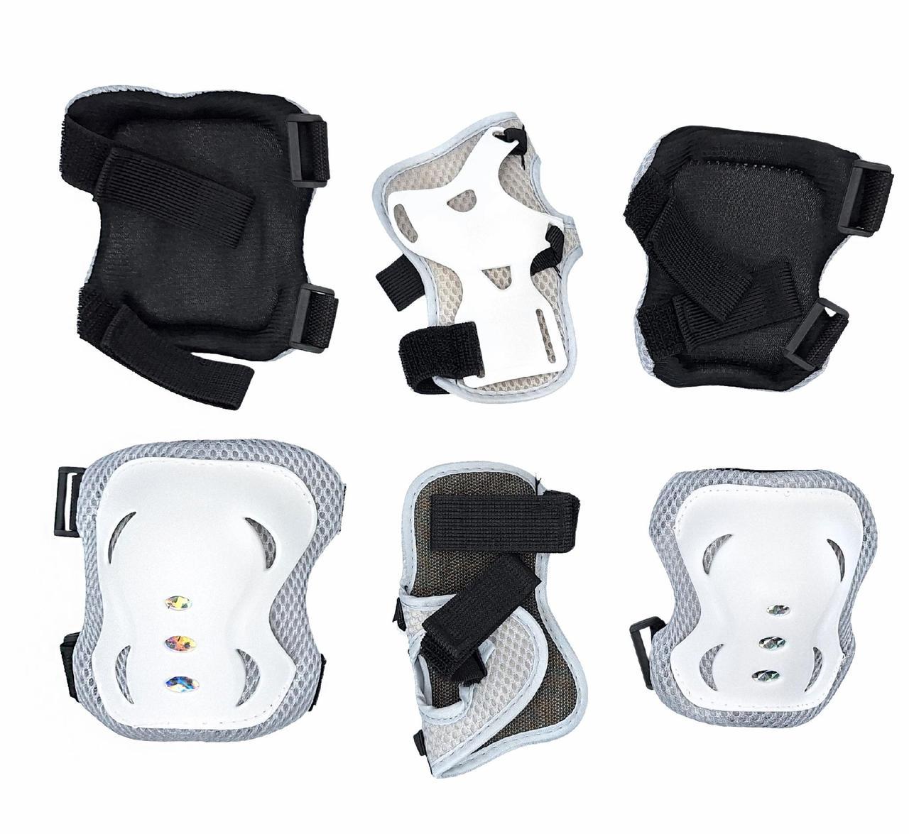 Комплект дитячий шолом та захист Yongkang GB24429-2009 S Космонавт р. 5-9 Білий (G0001886) - фото 9 Комплект дитячий шолом та захист Yongkang GB24429-2009 S Космонавт р. 5-9 Білий (G0001886) - фото 9