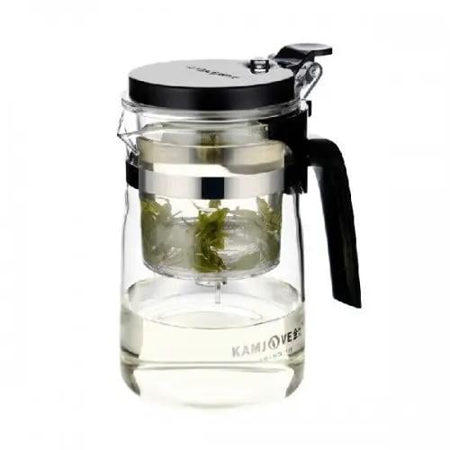 Чайник заварочный с кнопкой Kamjove K-201 500 мл (176) - фото 2 Чайник заварочный с кнопкой Kamjove K-201 500 мл (176) - фото 2