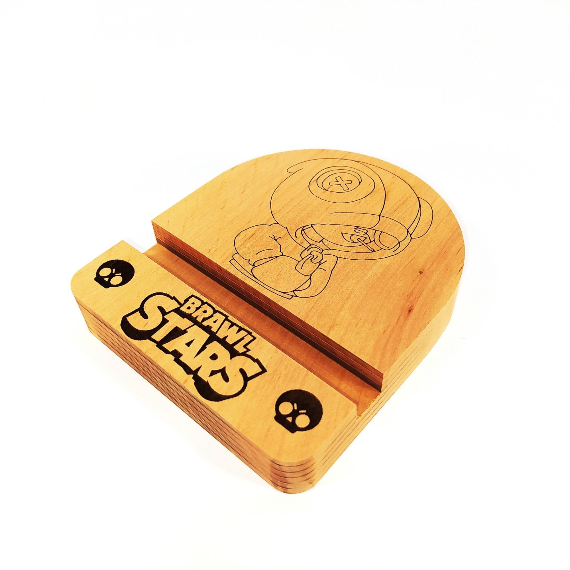 Подставка для телефона Майстерня містера Томаса Brawl Stars Леон 12х10 см - фото 3 Подставка для телефона Майстерня містера Томаса Brawl Stars Леон 12х10 см - фото 3