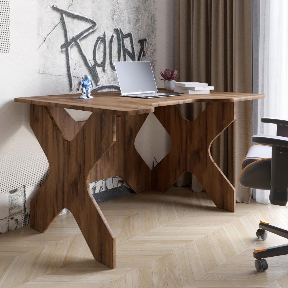 Компьютерный стол Lion Донат 120х90х74,5 см Дуб ливорно (Lion-041706)