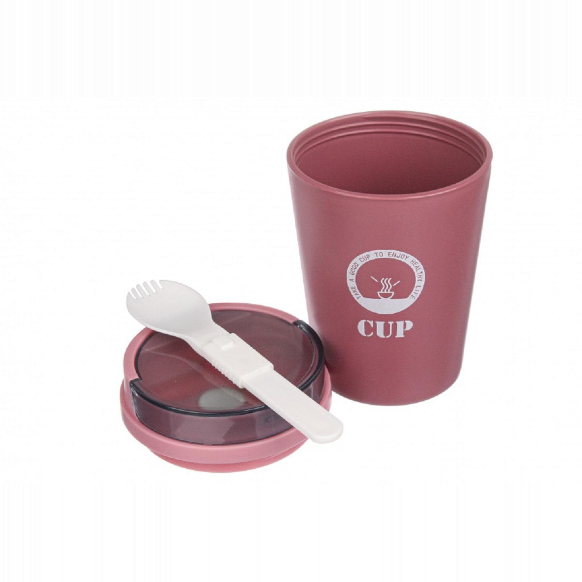 Термосумка + ланчбокс 1200 мл и стакан 500 мл Pink (с018) - фото 7 Термосумка + ланчбокс 1200 мл и стакан 500 мл Pink (с018) - фото 7