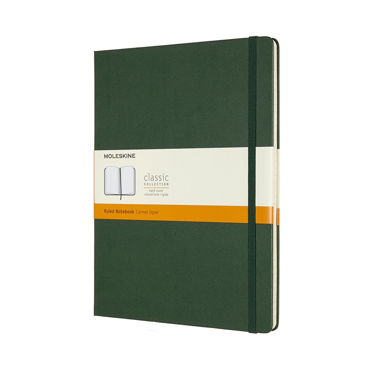 Блокнот Moleskine Classic великий 19х25 см 192 сторінки в лінійку миртовий Зелений