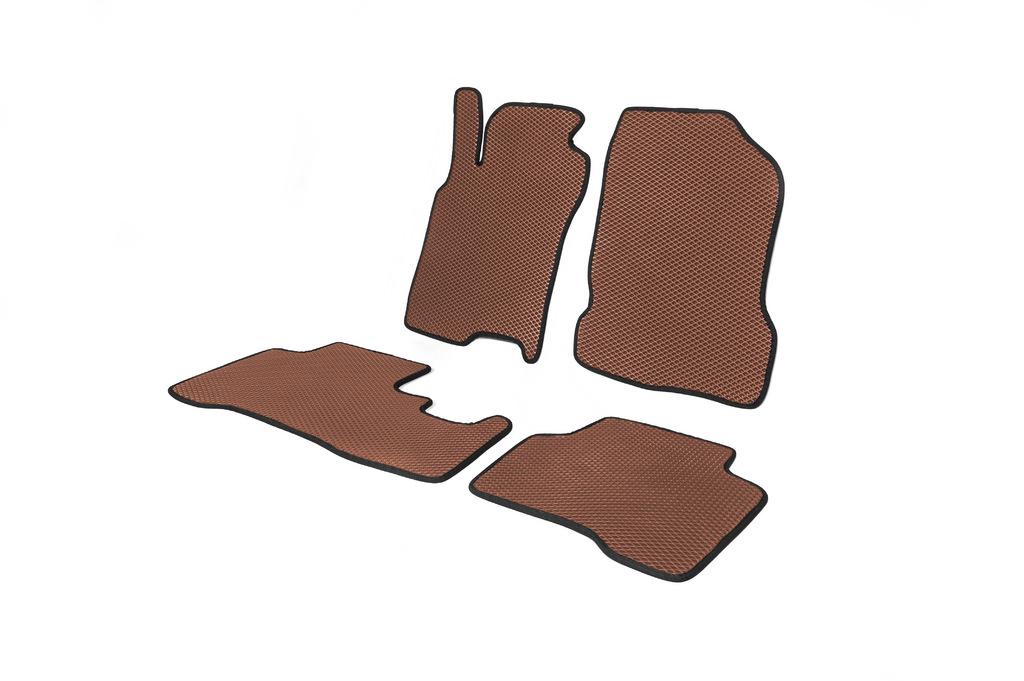 Коврики автомобильные Digital Designs для Nissan X-trail T30 2002-2007 г EVA Коричневый (122497)