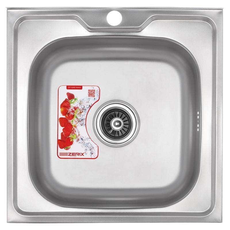 Мойка для кухни Zerix Z5050-08-180MD micro Decor (ZS0583)
