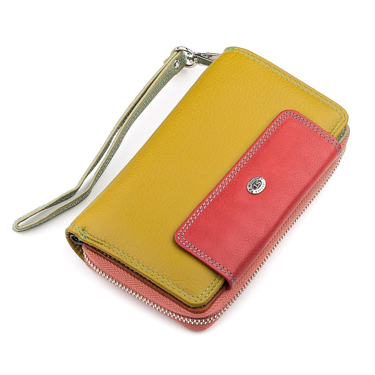 Женский кошелек ST Leather 18439 кожаный Розовый