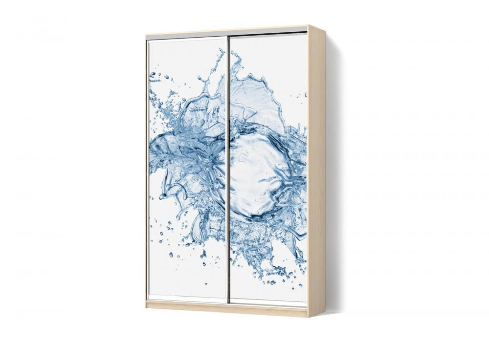Шкаф-купе Luхe ФМП/ФМП Ab072 CLS-III 2 двери 2000х2000х600 мм Дуб молочный (41419)