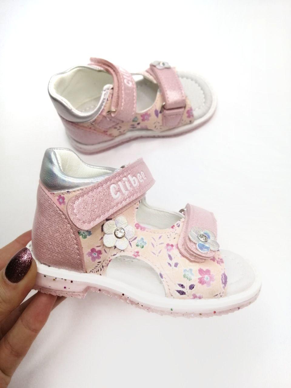 Босоніжки для дівчинки Clibee р. 21 13,3 см Рожевий (240 pink)