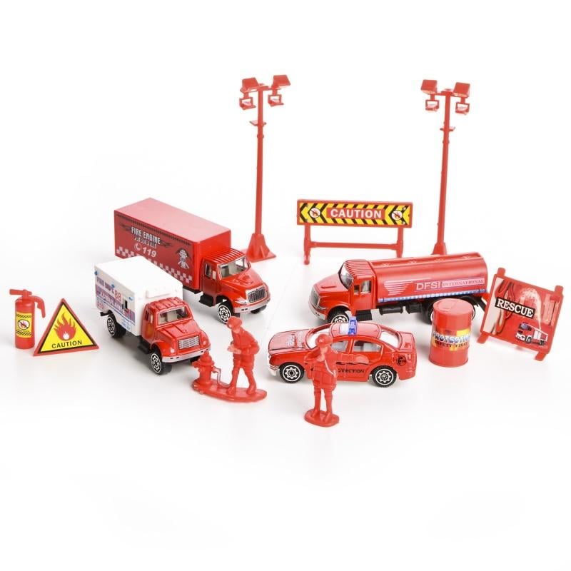 Игровой набор Na-Na Пожарники со знаками и фигурками IM297 (T44-030)