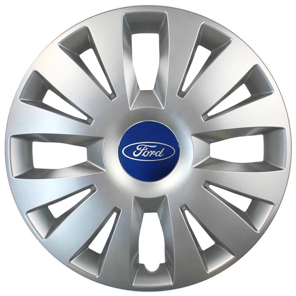 Колпаки SJS 324 с логотипом Ford R15 4 шт. Серебристый