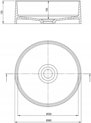 Умывальник Deante Silia Gray Metalik (CQS_SU4S) - фото 3 Умывальник Deante Silia Gray Metalik (CQS_SU4S) - фото 3