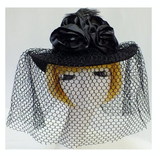 Шляпа Черная вдова SETA Decor 18-419