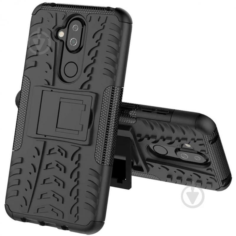 Чехол Armor Case для Nokia 7.1 Plus / Nokia 8.1 (X7) Черный (hub_ntlN15421)