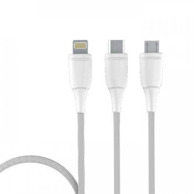 Зарядний пристрій мережевий Aspor A828 Econom 2USB 2,4A з USB-кабелем Type-C Білий (1858272819) - фото 3 Зарядний пристрій мережевий Aspor A828 Econom 2USB 2,4A з USB-кабелем Type-C Білий (1858272819) - фото 3