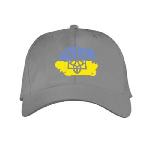 Кепка Флаг Украины и Герб Серый (180946-4-30433)