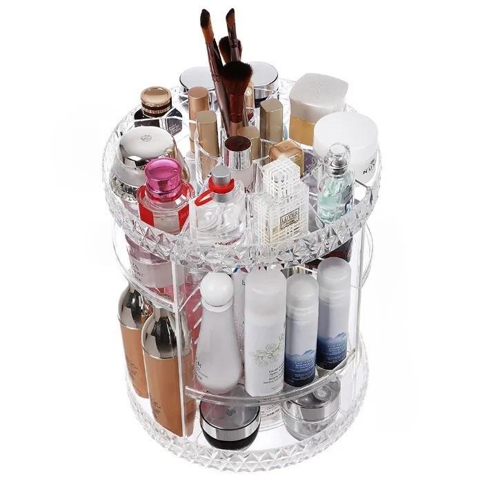 Органайзер для косметики Rotation Cosmetics Organizer прозорий 37х25 см - фото 2